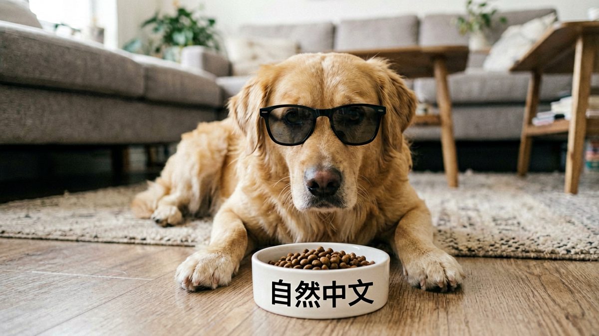 狗：本汪很酷，真的，没在看吃的
