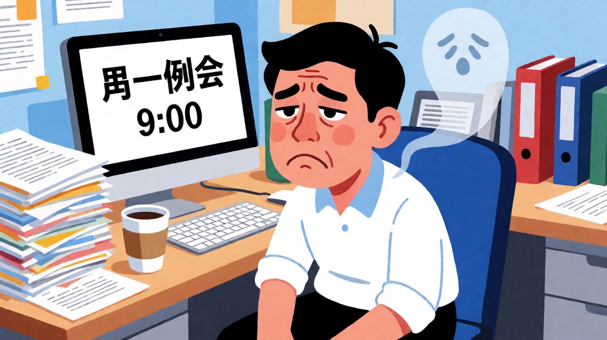 周一早上我的肉体已打卡，灵魂还在被窝里