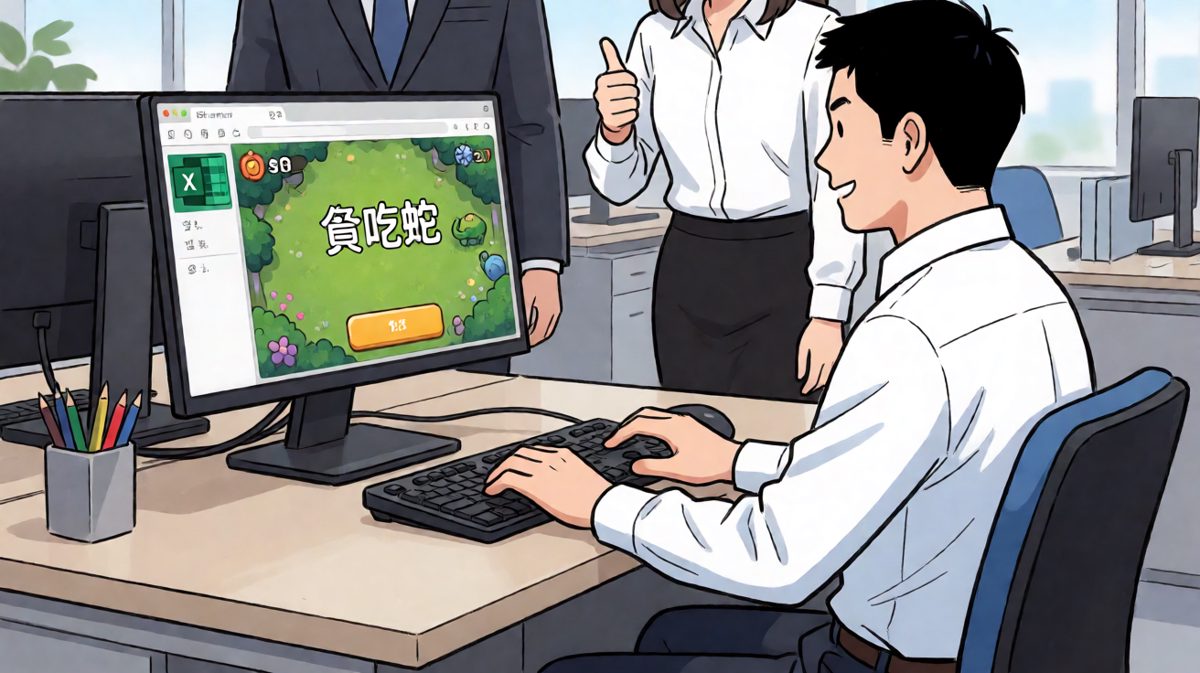 上班摸鱼一时爽，一直摸鱼一直爽