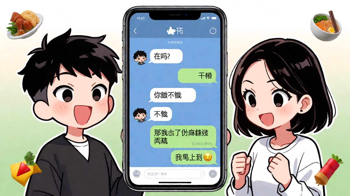 问饿不饿的终极答案——点了两份才说