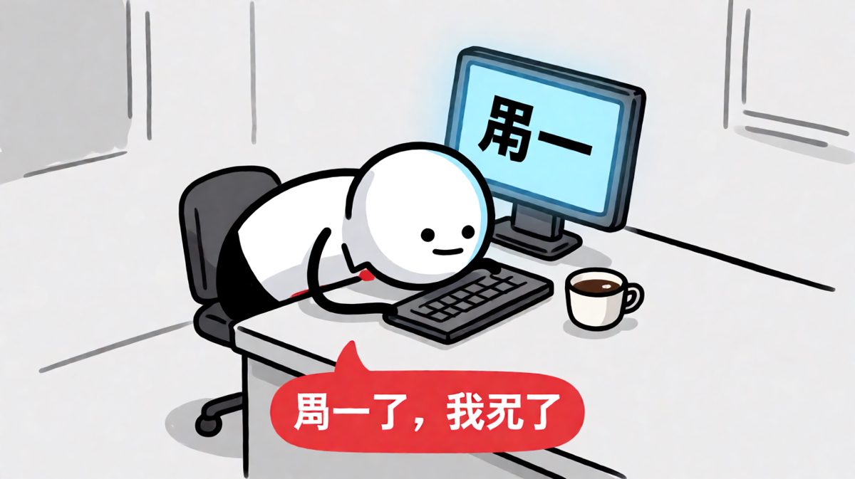 周一早上的你：人已走，魂未归