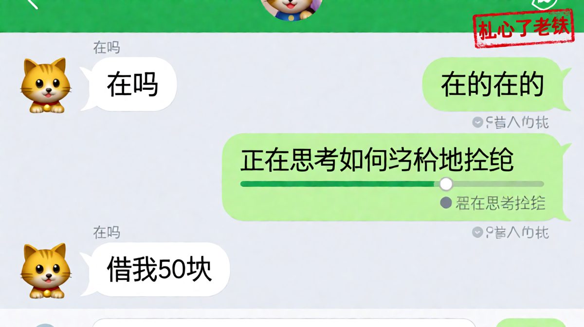 当朋友问你'在吗'的那一刻