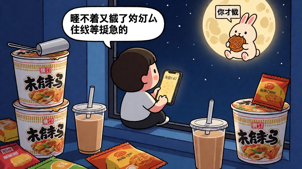 凌晨两点的人类，永远在找夜宵