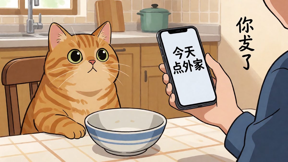 铲屎的，你居然不给我开罐头！