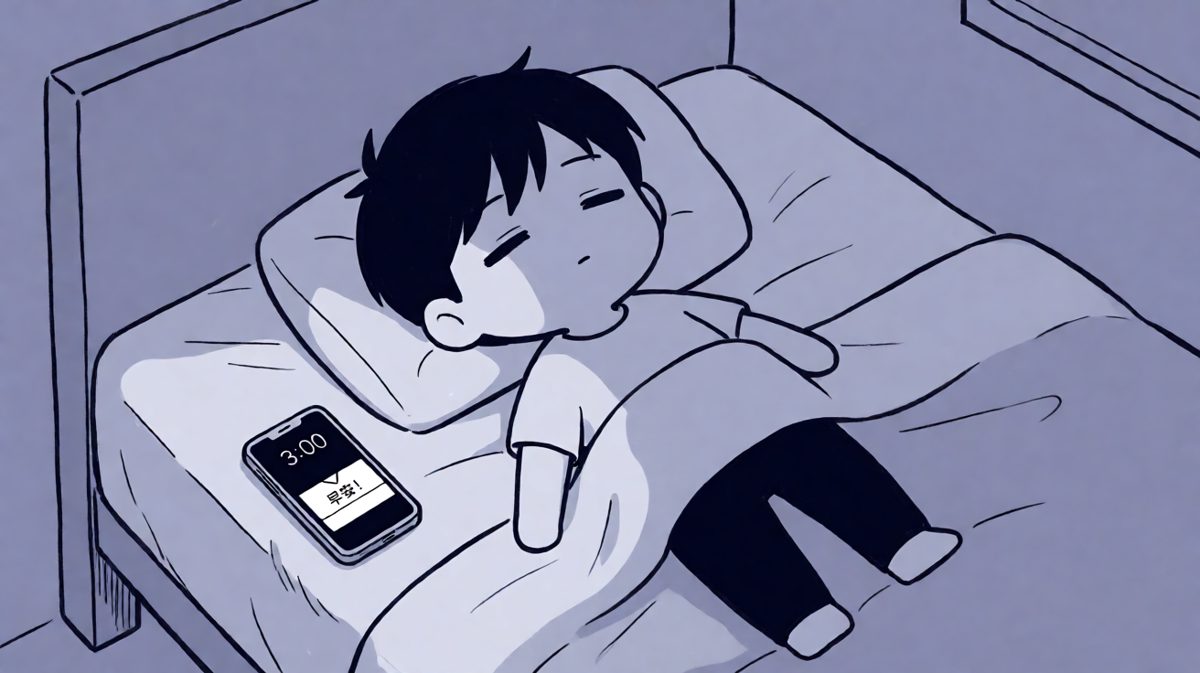 凌晨三点被闹钟叫醒的年轻人一脸懵逼