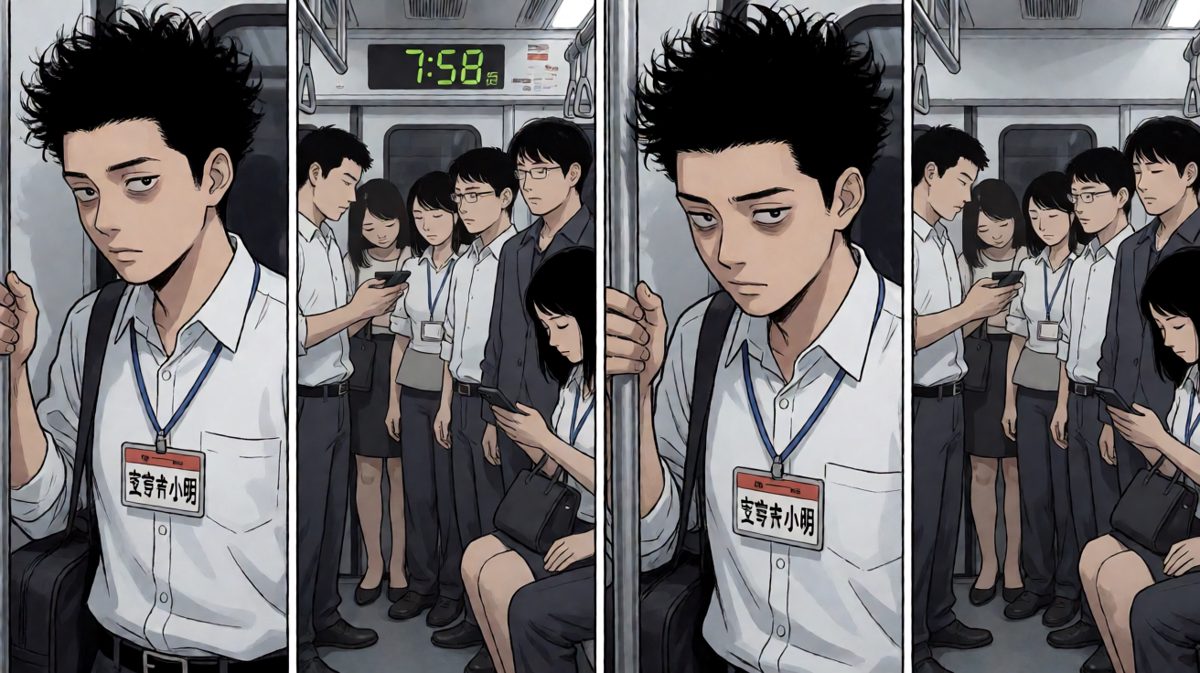 7点58分：虽然没迟到，但灵魂已经离家出走了