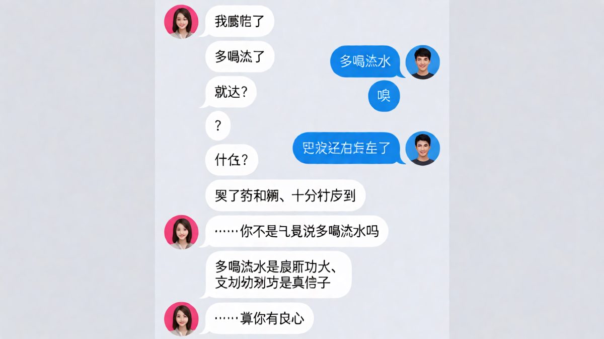 嘴上敷衍多喝热水，实际上已经买好药和粥出动