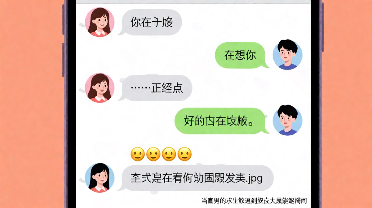 他在想你，但也在认真吃饭
