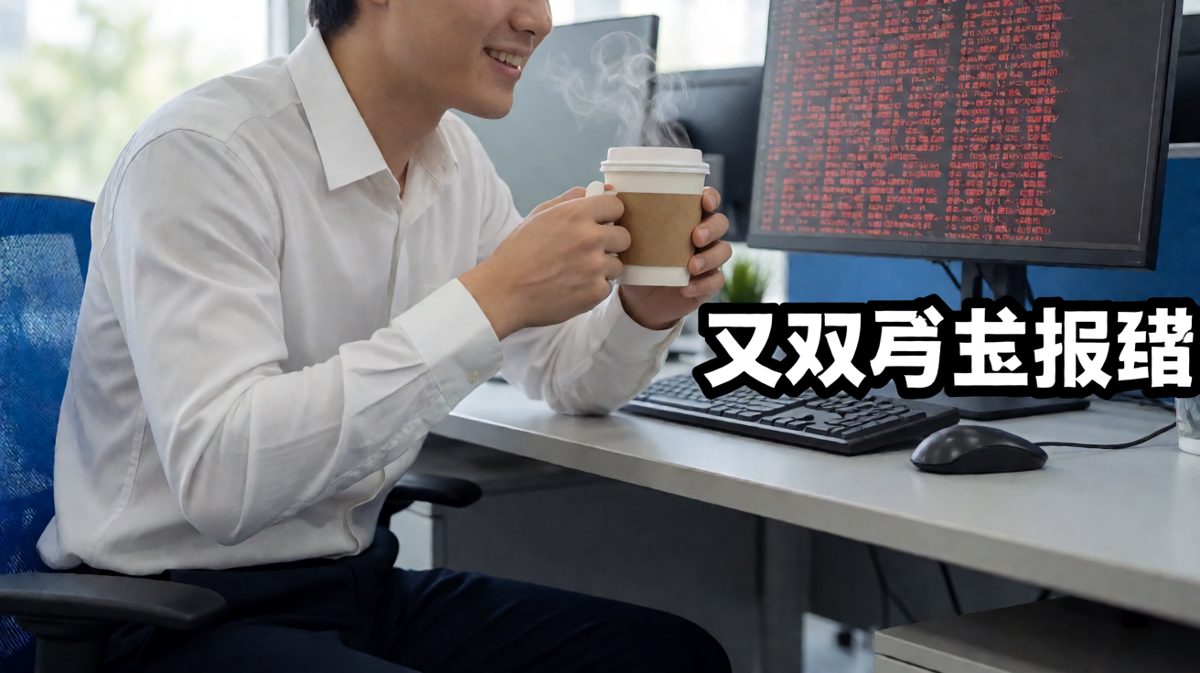 程序员的崩溃就在下一秒