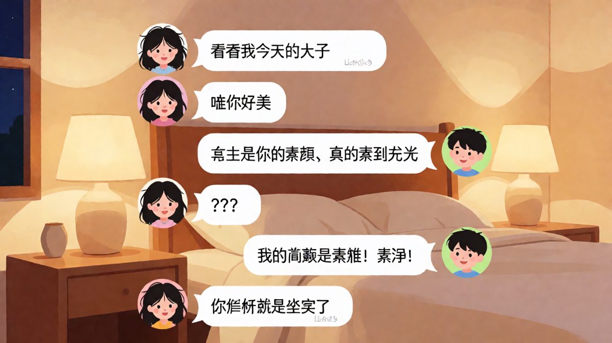 夸完就跪，男生日常