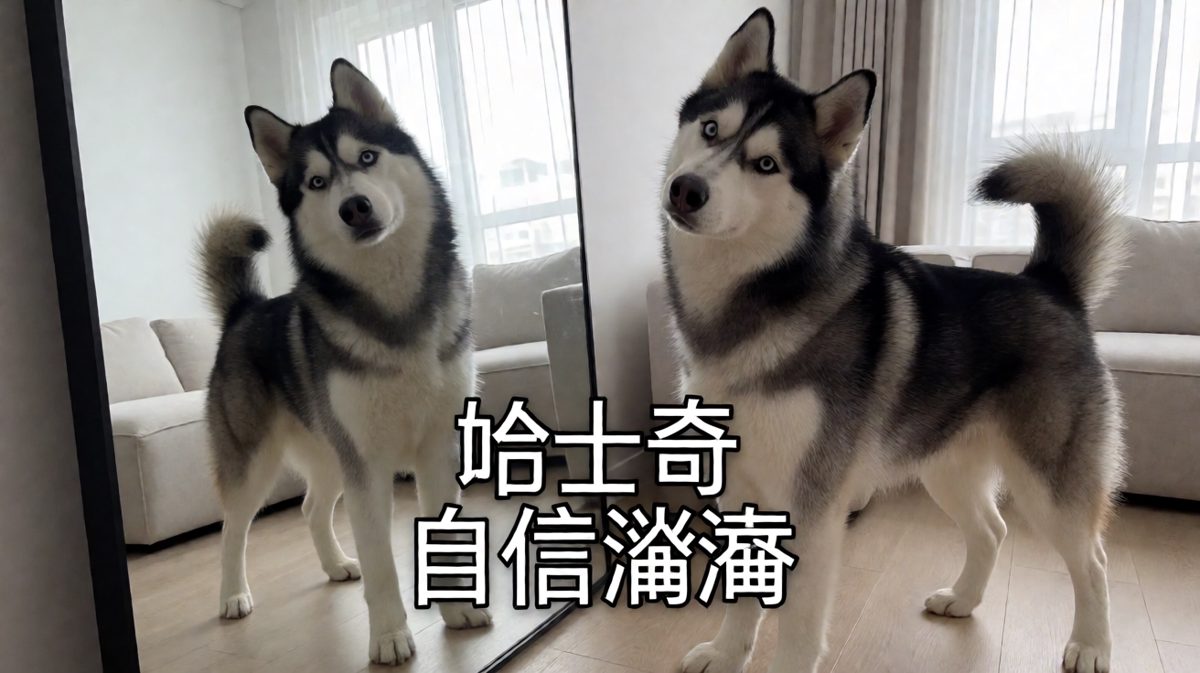 「这只帅哥住我家，真是我的荣幸。」