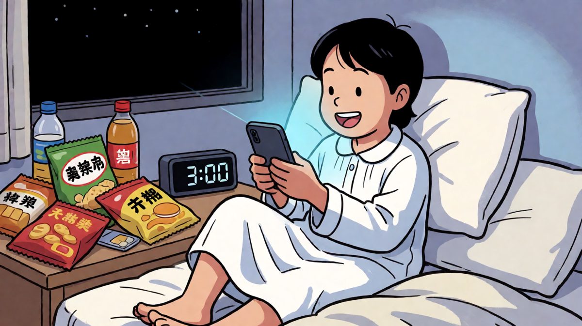 熬夜的人都在等一个不存在的明天