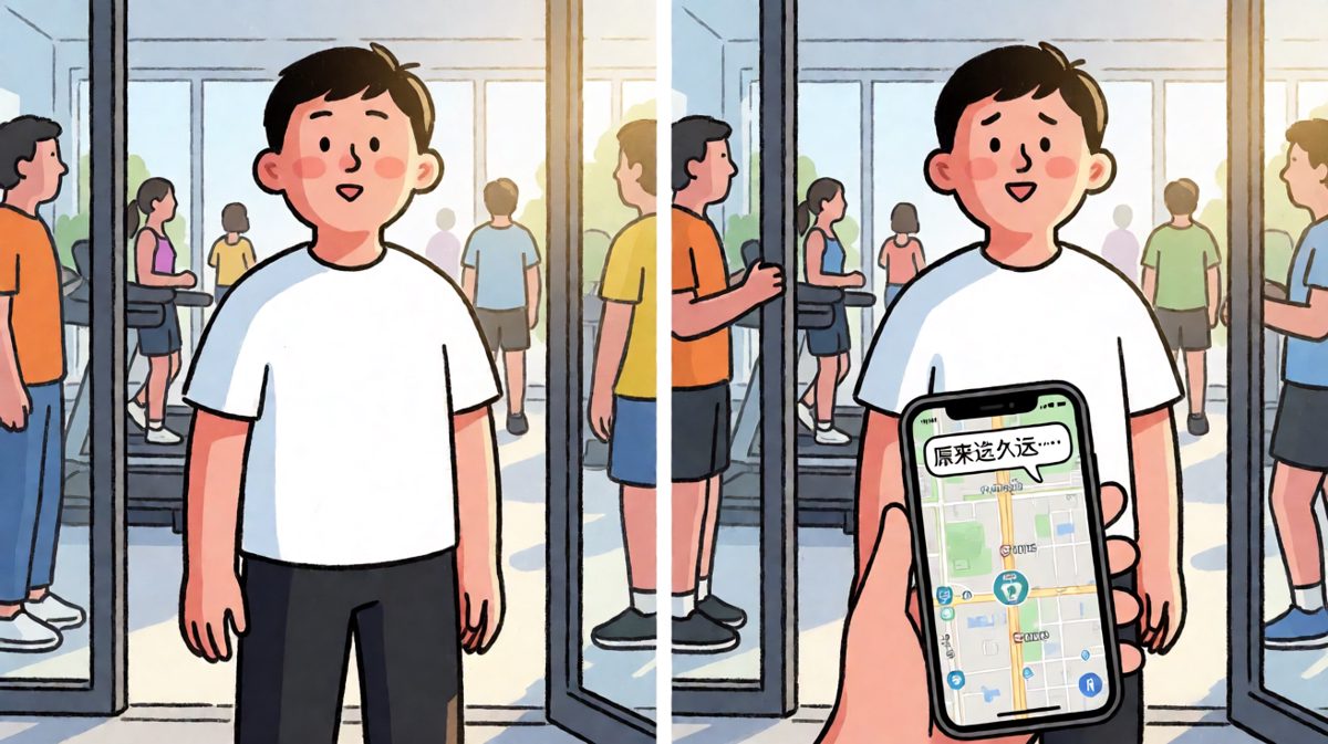 办卡一个月后发现健身房比健身更难坚持