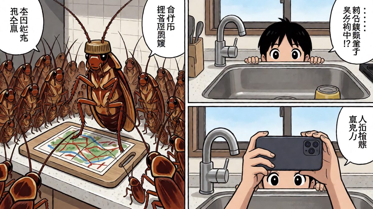 原来它是蟑螂军团的首领！