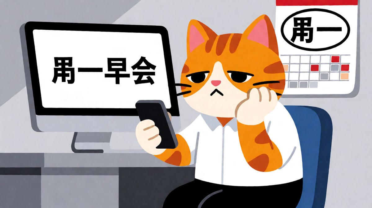 周一早会之我在人间发呆