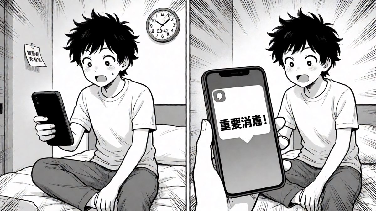 突然看到推送，精神瞬间清醒到极点。