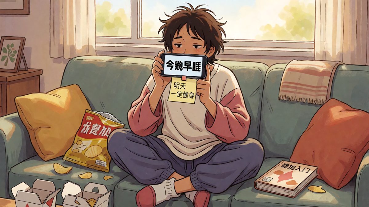 每个'今晚早睡'的誓言，都在零点前败给了手机。