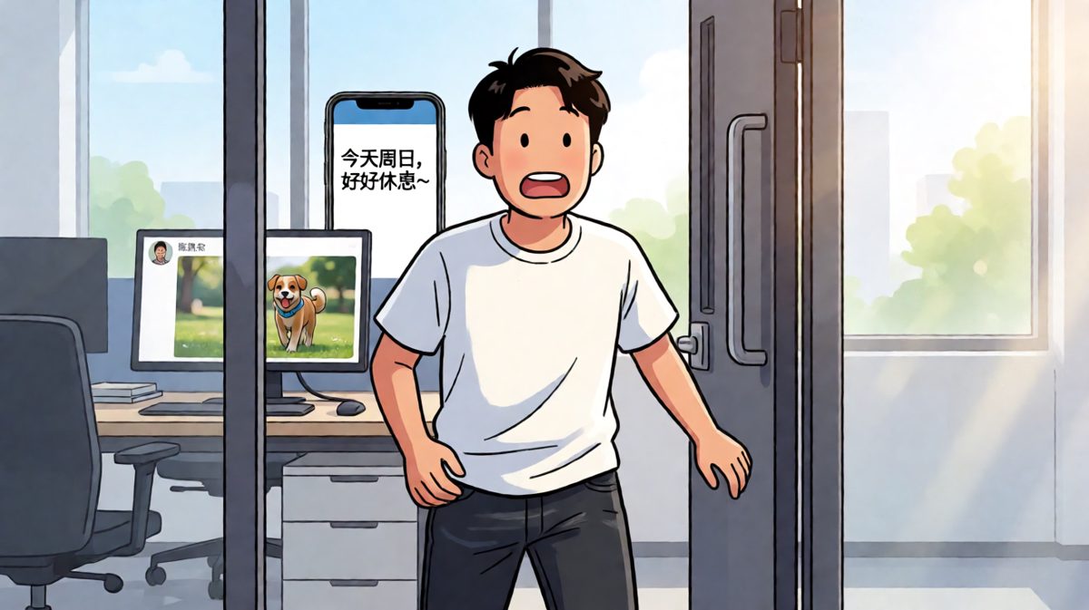白跑了！原来今天周日……