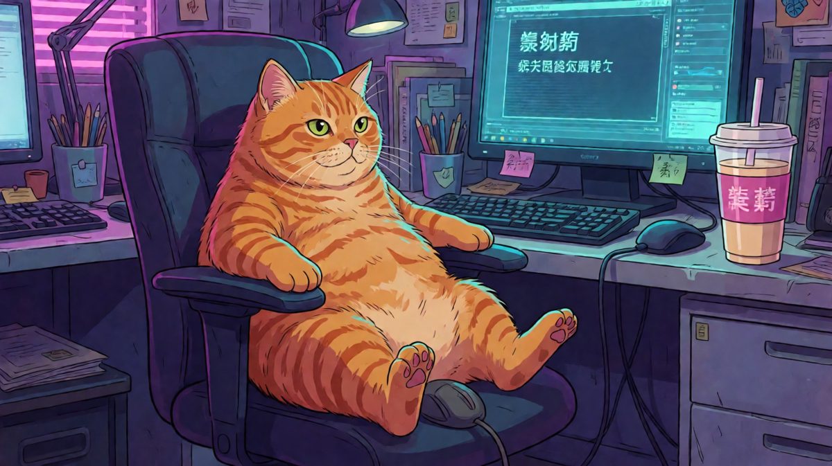 我的精神状态：像这只猫一样清澈且空洞