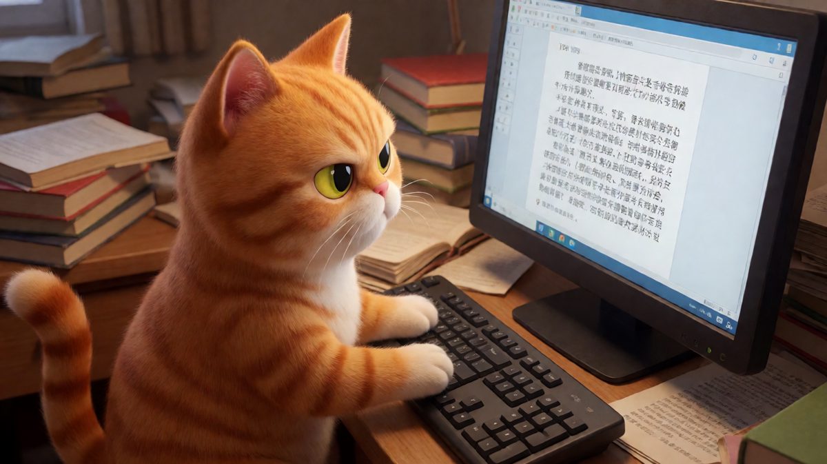 老板不在，这只猫已经接管了整个公司。