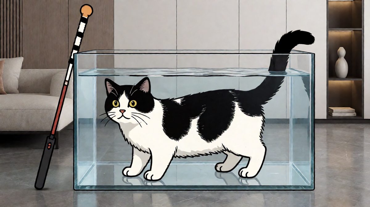 我以为这是个新买的猫窝，没想到是冰箱。