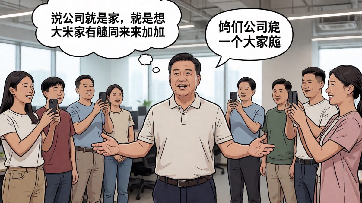 老板说公司就是家，员工感动完发现家要周末值班