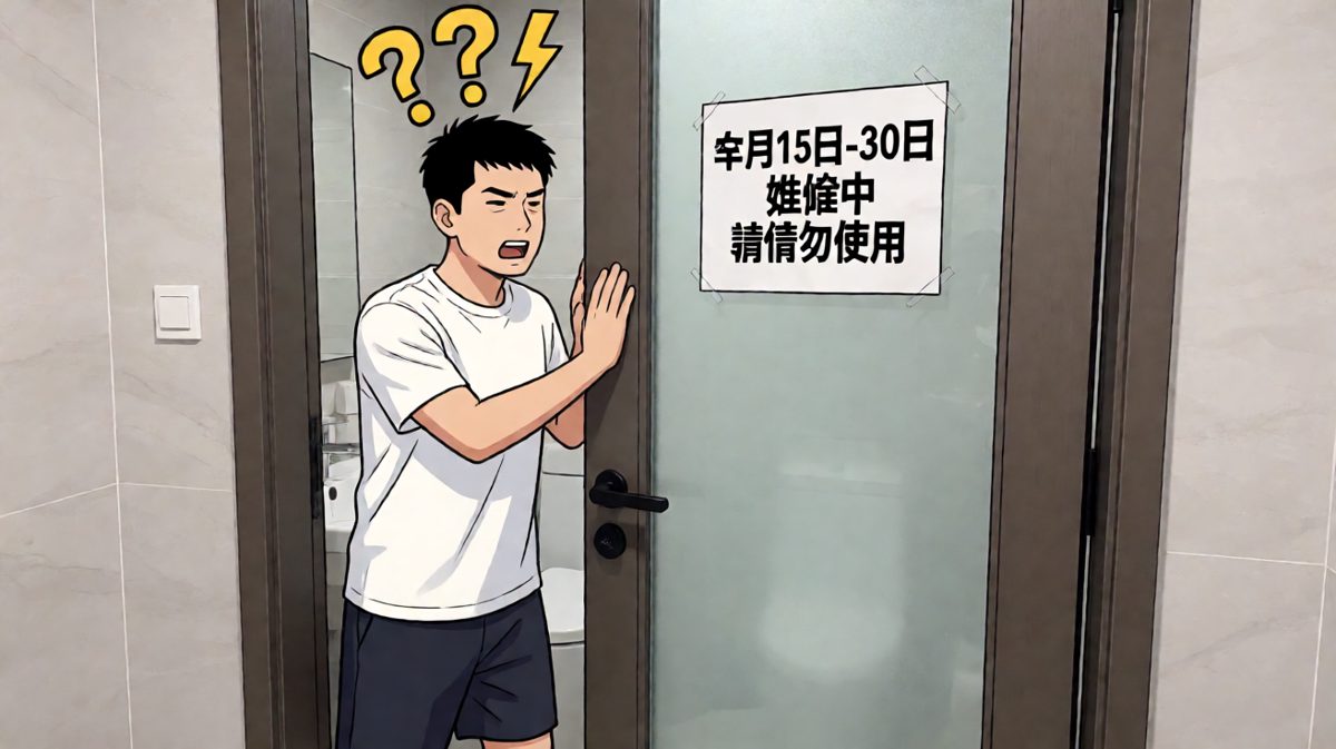 绝望时刻——厕所在维修！！