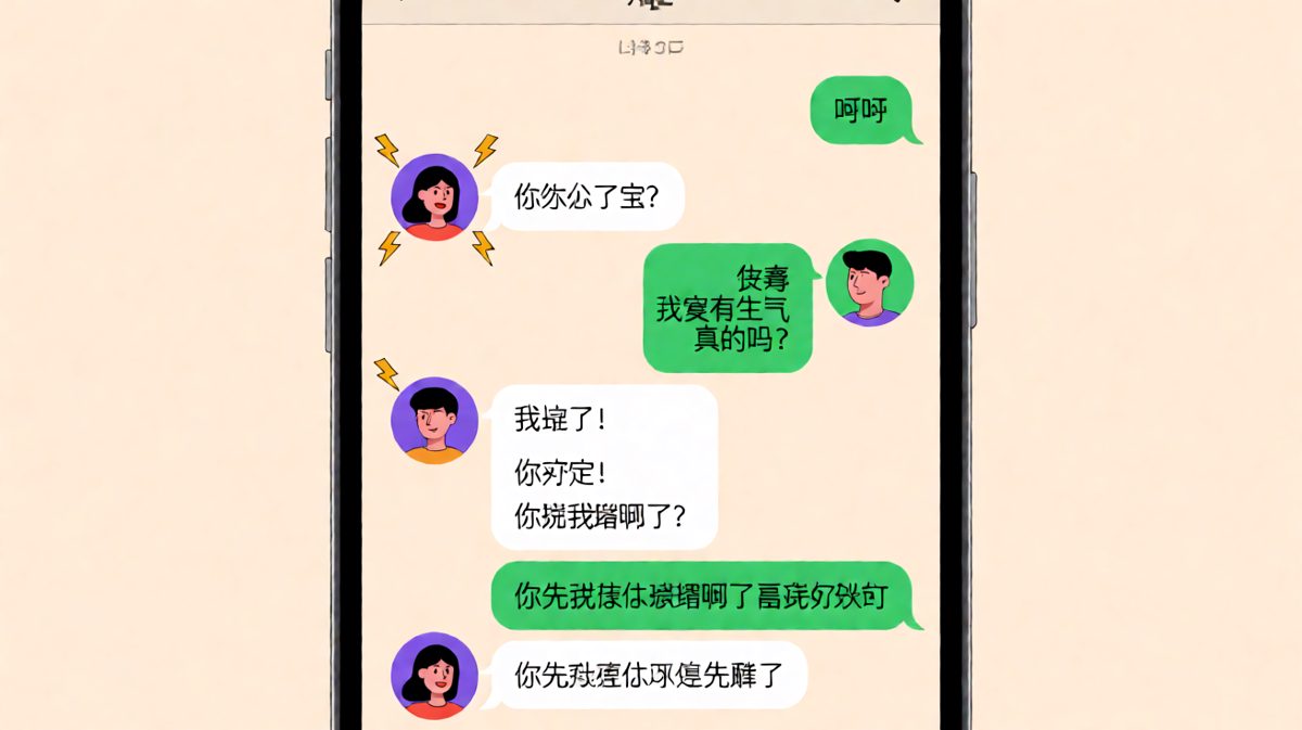 当你问她'你是不是生气了'之后的连锁反应