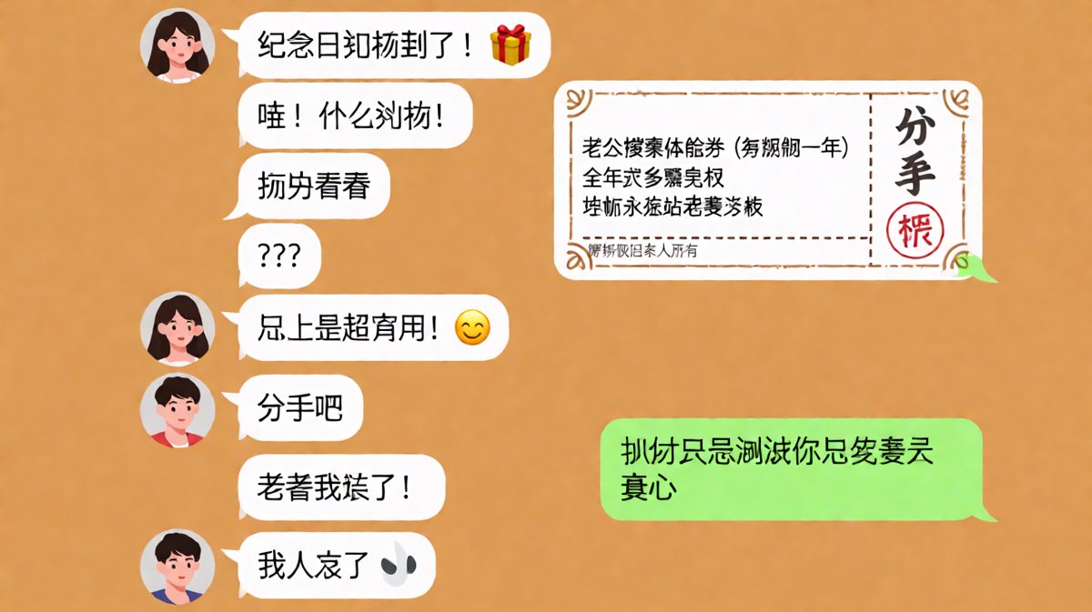 纪念日礼物翻车现场，测试反而把自己测没了