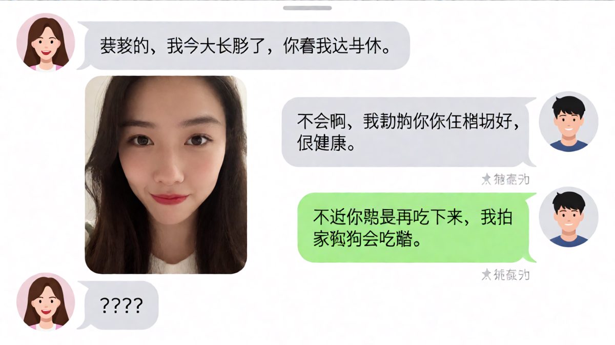 本想秀恩爱，结果被直男一棍子打醒
