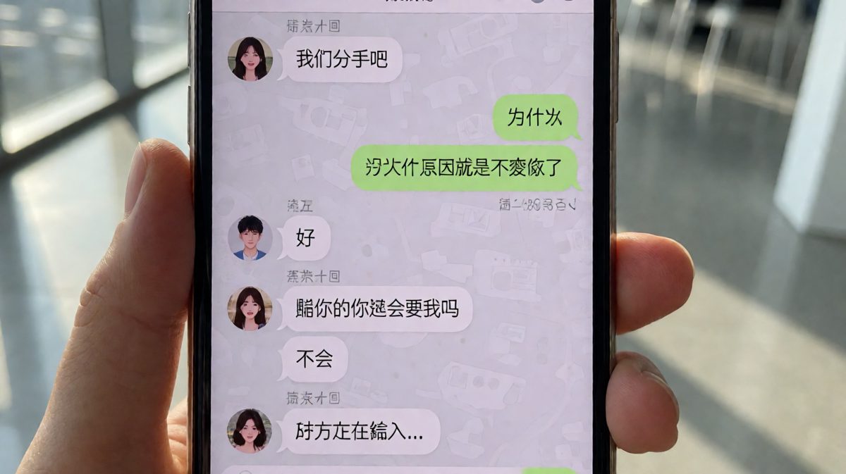 分手玩笑开太大，这次真的收不回来了