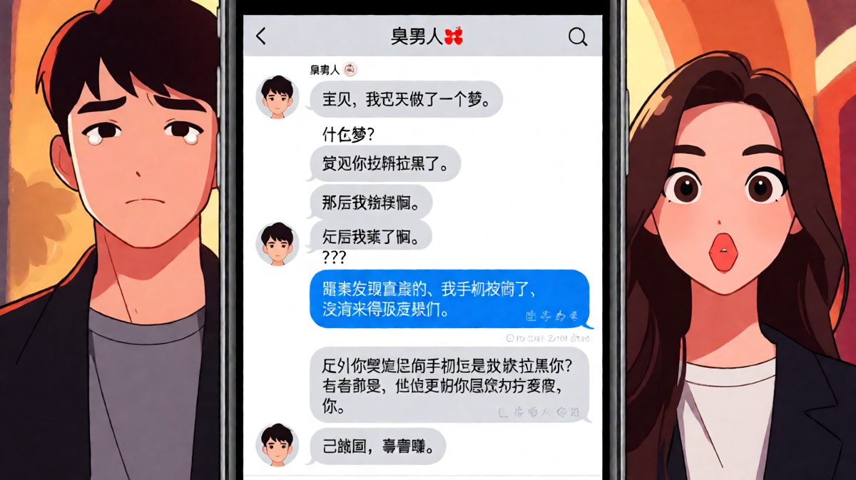 做梦被拉黑结果成真，男生的谎言被女友当场抓包