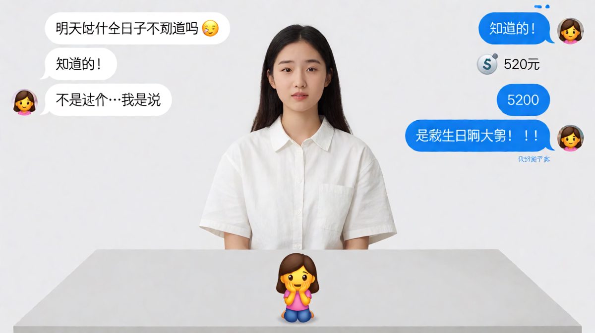 直男送礼的终极误解：数字越大胆越大