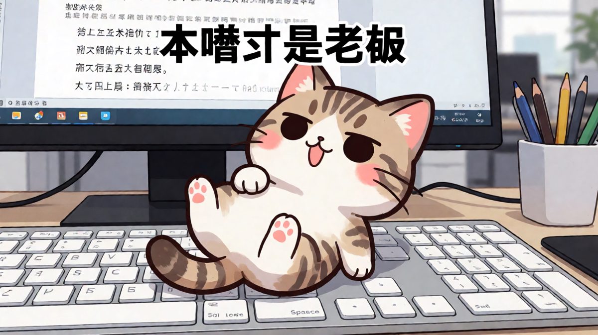 键盘猫：没有我的批准，这份报告休想完成！