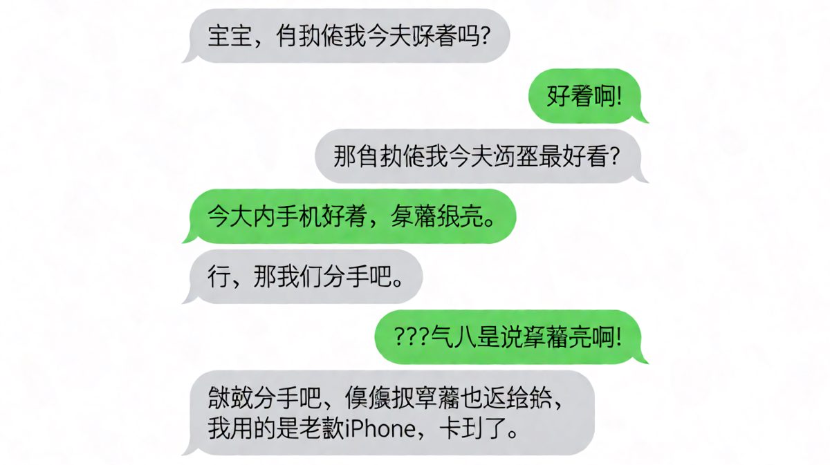 夸完就跑，分手理由竟是手机太卡