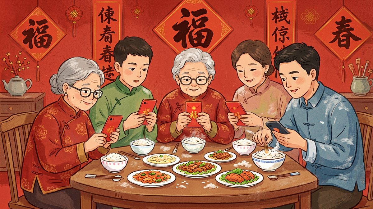 过年最怕的不是亲戚提问，而是拼手速抢红包