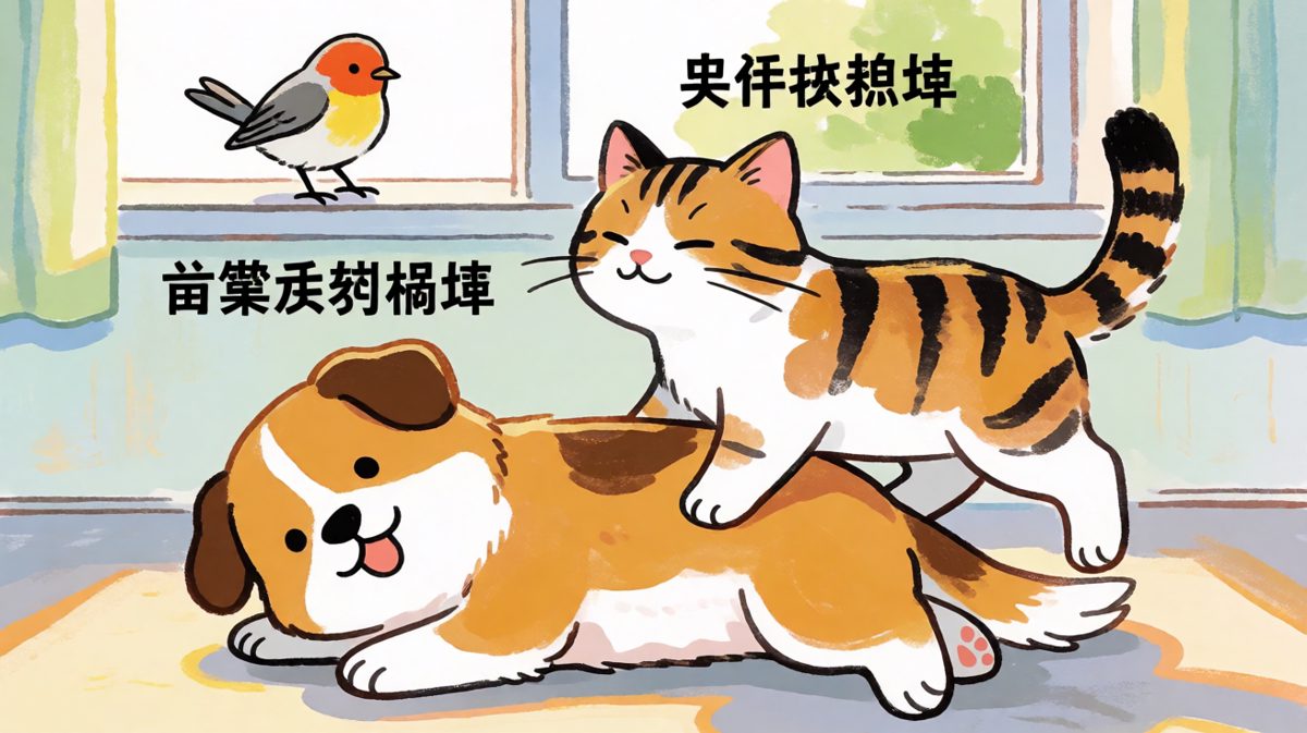 狗狗：我都躺平了，你能不能给我点面子？
