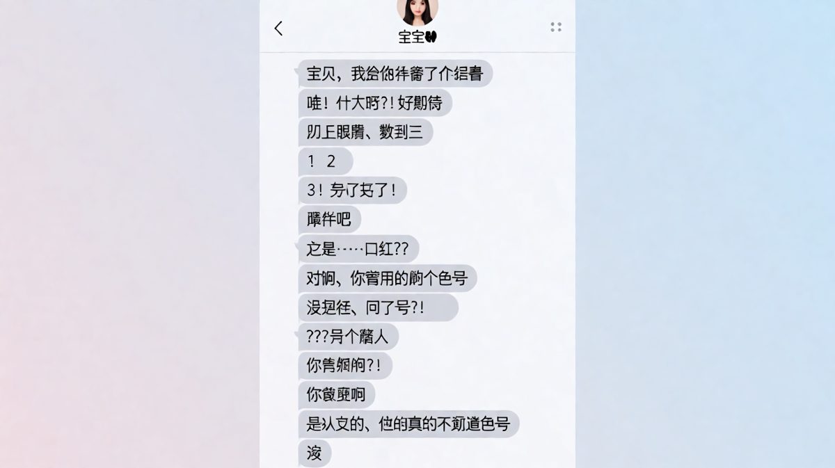 男生假装记得女生口红色号，实则问了闺蜜还自爆
