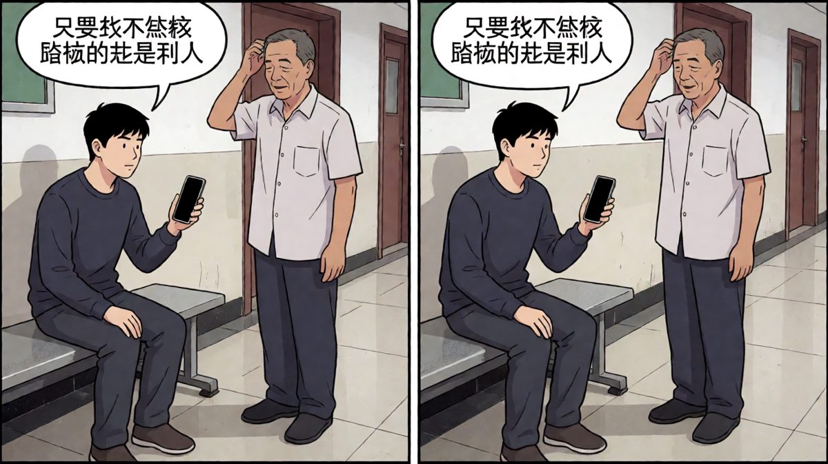 用假装有手机来电的方式挽回面子
