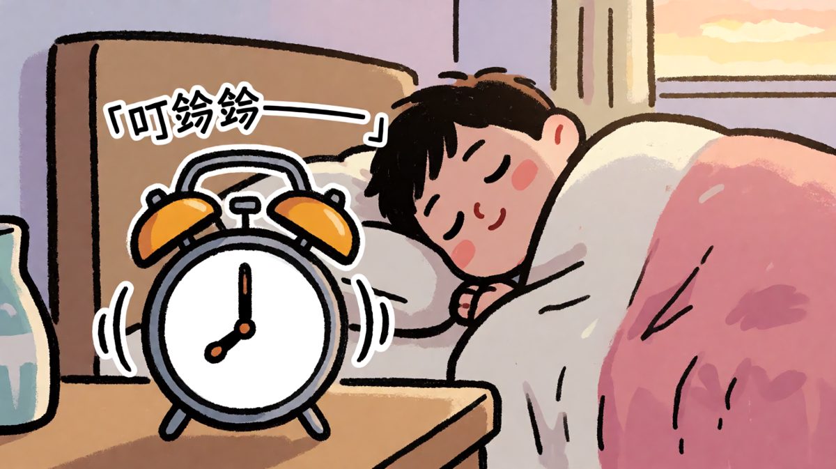 闹钟响了，但我选择继续睡