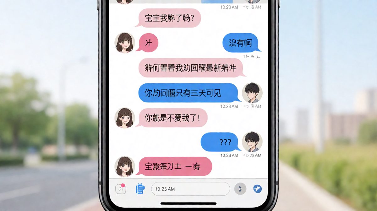 "三天可见"成了分手导火索，男生一脸懵逼的表情包