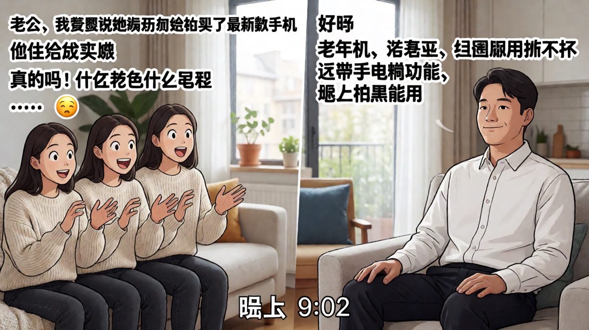 套路满满，男友用诺基亚给了女生一个"惊喜"，笑到喷饭