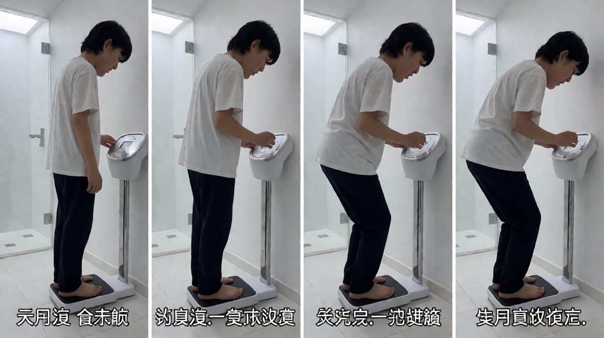 第二天称体重，面对现实崩溃大哭