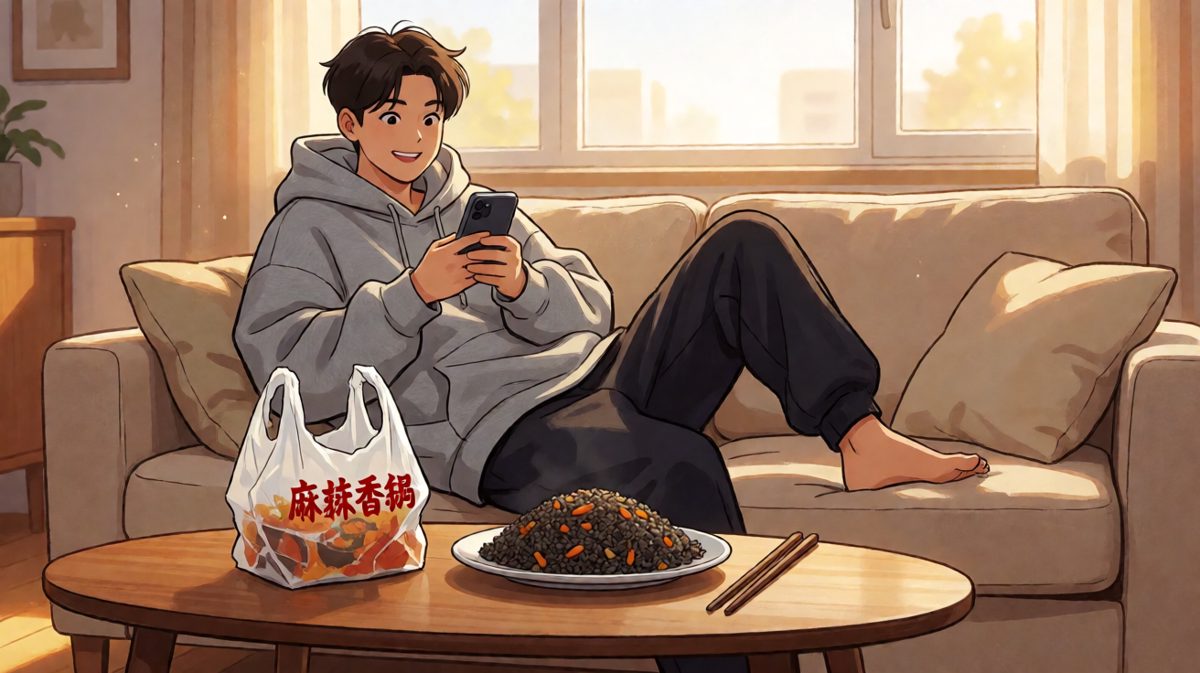 第四格：承认现实，点个外卖才是正道