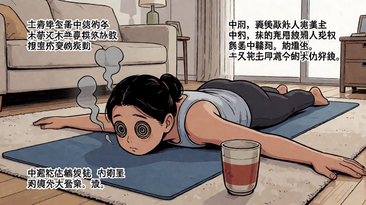 第4格：算了，干脆躺平吧。