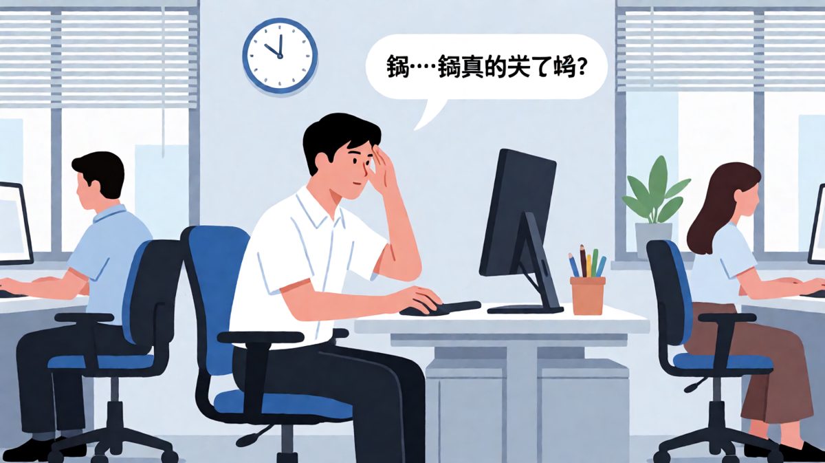 在公司开始坐立不安疯狂脑补家里着火