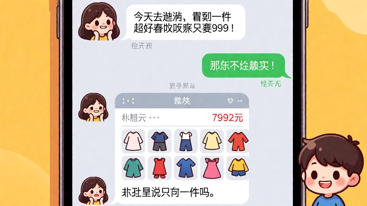 女生说只有一件999元的衣服，购物车里却装了八件共七千九百九十二元。