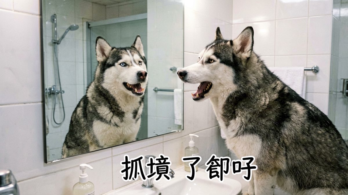 狗：哪来的丑东西敢瞪我？