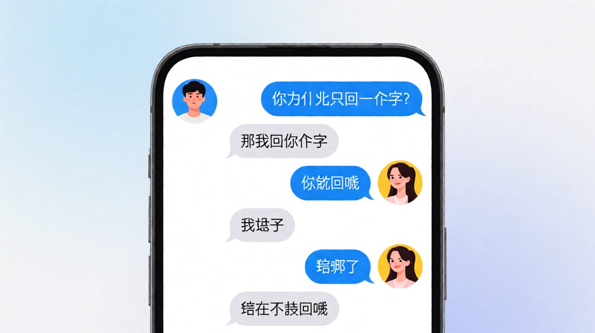 「哦」是聊天界的死刑