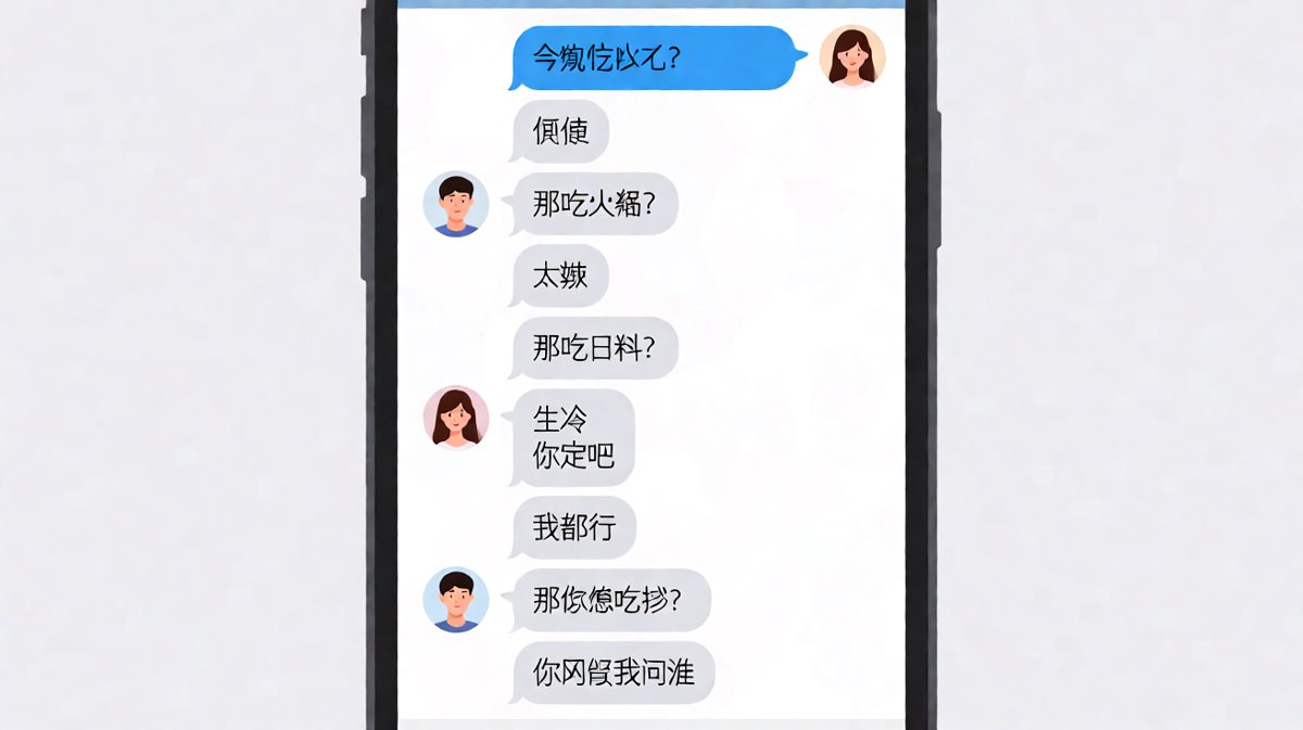 「随便」是聊天界的终极难题